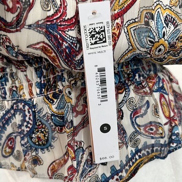 Bloomingdales Aqua Off the Shoulder Top - Picture 7 of 10